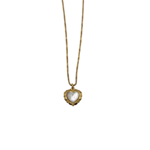 collier coeur et nacre