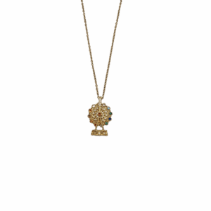 Collier pendentif grande roue foraine