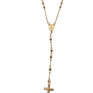Collier plaqué or chapelet